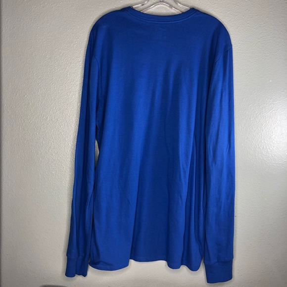 Nike tee shirt long sleeve men size large blue - Picture 6 of 6